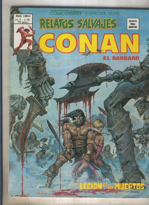 Relatos Salvajes numero 79: Conan (numerado 4 en trasera)