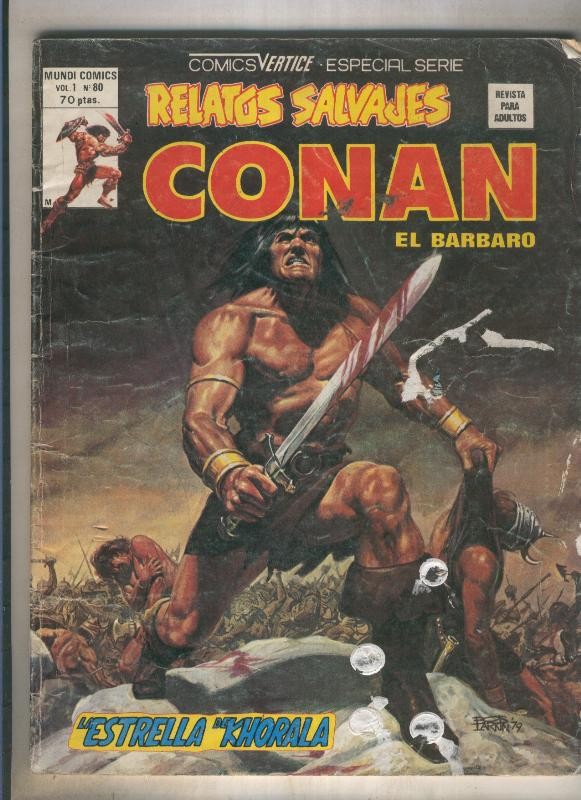 Relatos Salvajes numero 80: Conan (numerado 2 en trasera)