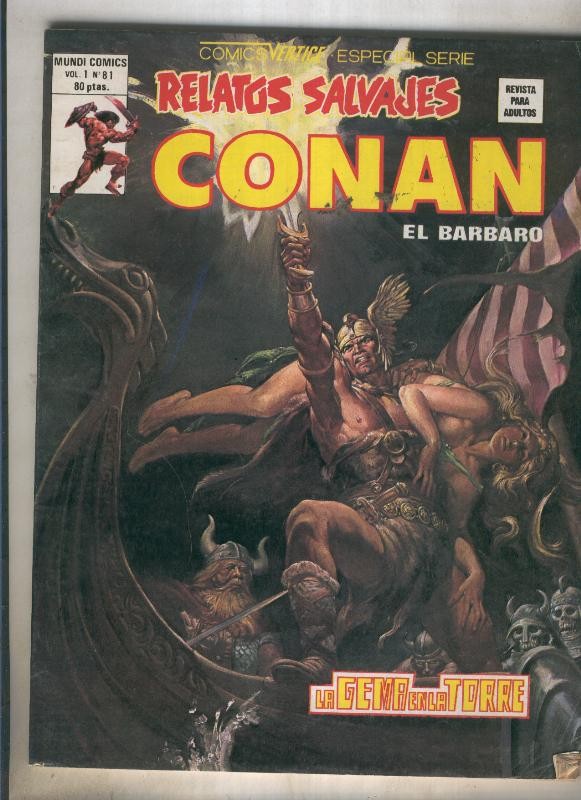 Relatos Salvajes numero 81: Conan (numerado 2 en trasera)