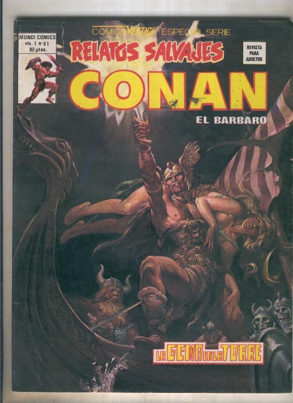 Relatos Salvajes numero 81: Conan (numerado 3 en trasera)