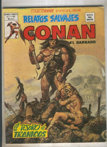 Relatos Salvajes numero 83: Conan (numerado 1 en trasera)