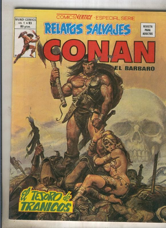 Relatos Salvajes numero 83: Conan (numerado 3 en trasera)