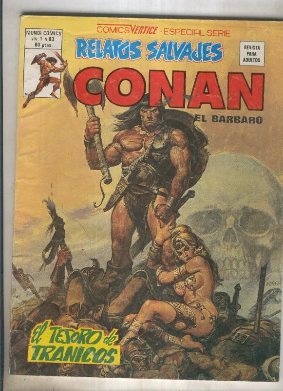 Relatos Salvajes numero 83: Conan (numerado 4 en trasera)