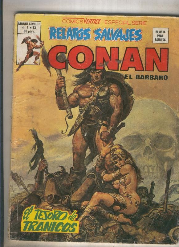 Relatos Salvajes numero 83: Conan (numerado 6 en trasera)