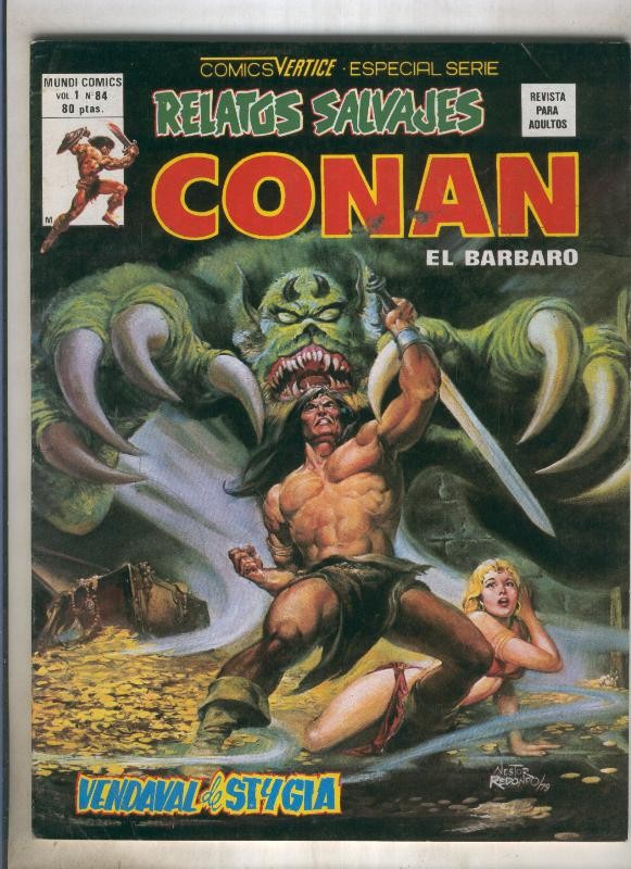 Relatos Salvajes numero 84: Conan (numerado 1 en trasera)