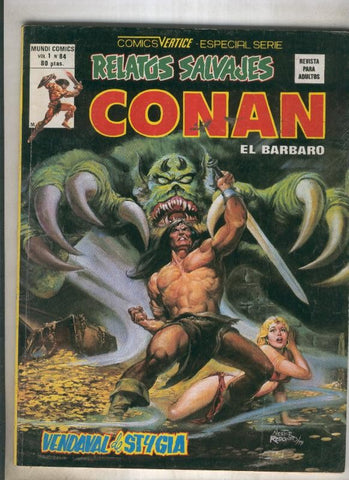 Relatos Salvajes numero 84: Conan (numerado 4 en trasera)