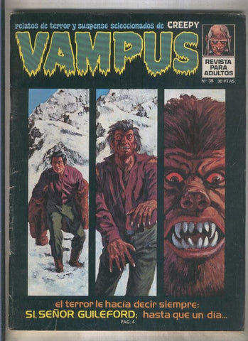 Vampus numero 38 (numerado 3 en trasera)