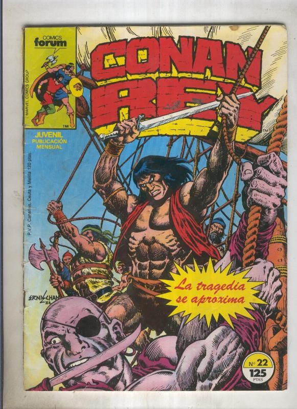 Conan Rey numero 22 (numerado 1 en trasera)