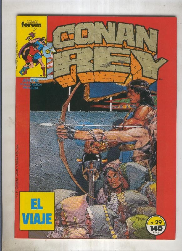 Conan Rey numero 29 (numerado 1 en trasera)