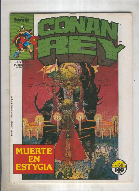 Conan Rey numero 30 (numerado 1 en trasera)
