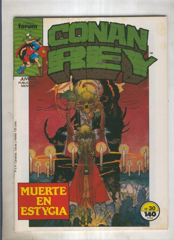 Conan Rey numero 30 (numerado 2 en trasera)