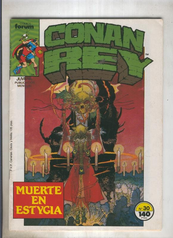 Conan Rey numero 30 (numerado 3 en trasera)