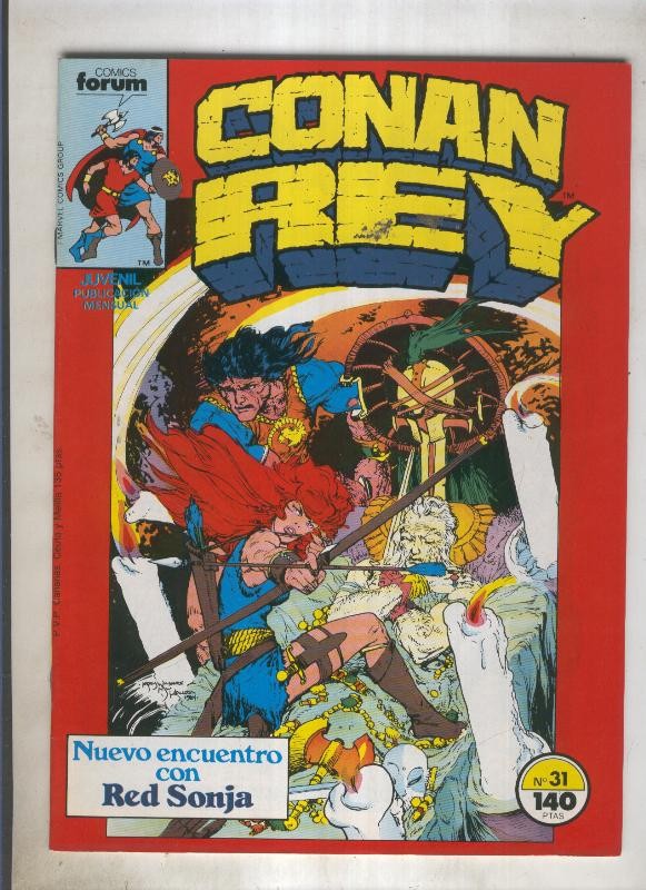 Conan Rey numero 31 (numerado 1 en trasera)