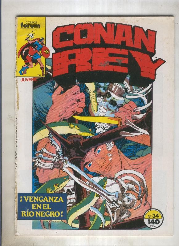Conan Rey numero 34 (numerado 1 en trasera)
