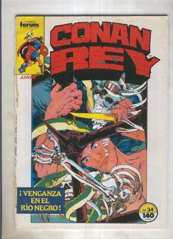 Conan Rey numero 34 (numerado 1 en trasera)
