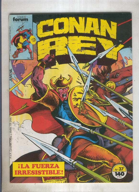 Conan Rey numero 37 (numerado 1 en trasera)
