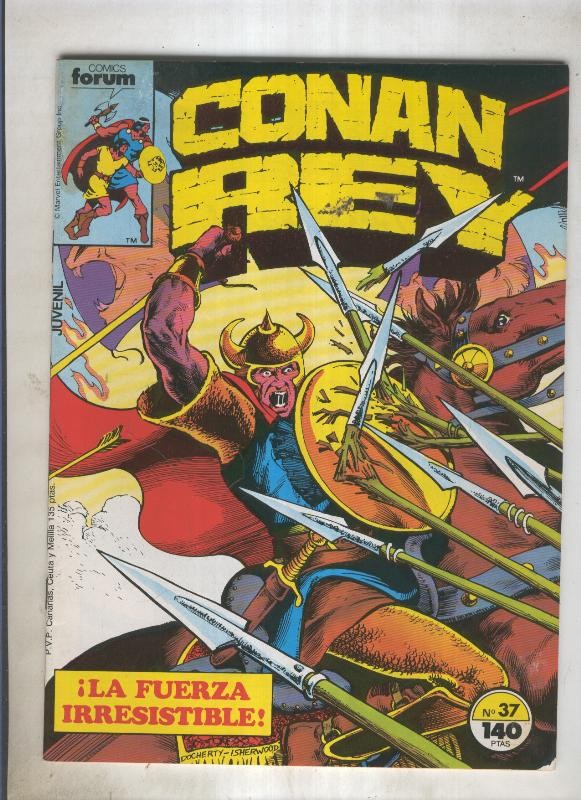 Conan Rey numero 37 (numerado 2 en trasera)