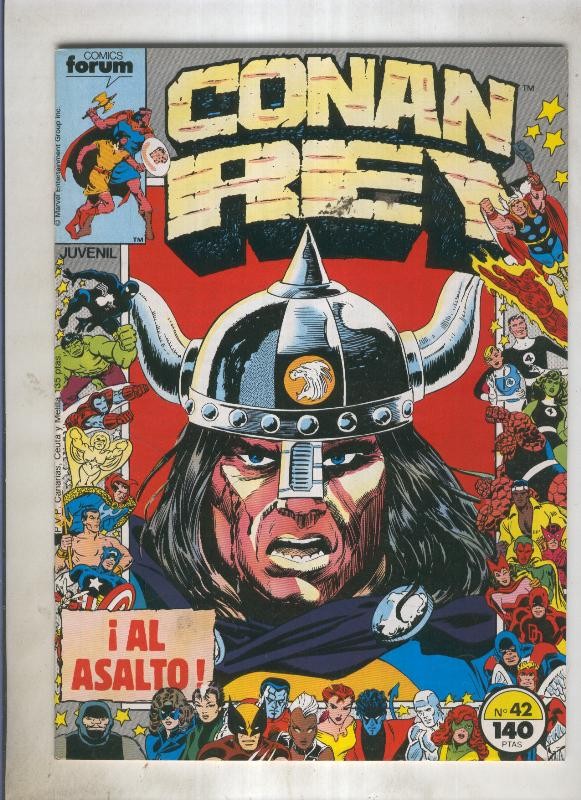 Conan Rey numero 42 (numerado 1 en trasera)