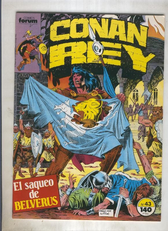 Conan Rey numero 43 (numerado 2 en trasera)