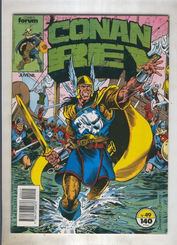 Conan Rey numero 49 (numerado 1 en trasera)