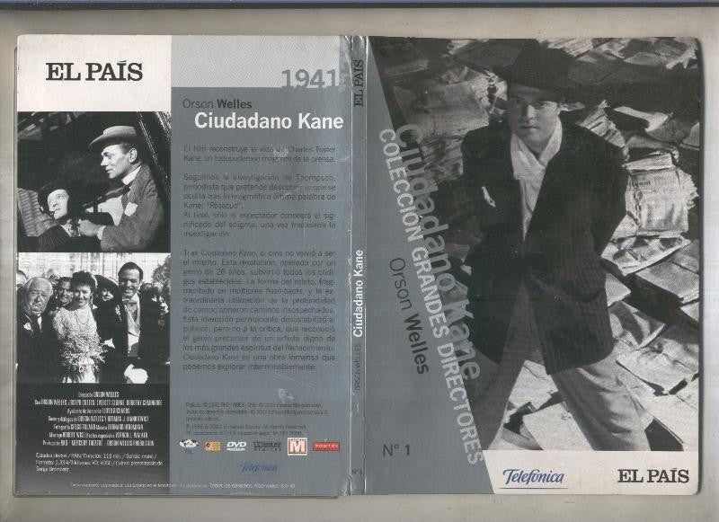 DVD: Ciudadano kane de Orson Welles