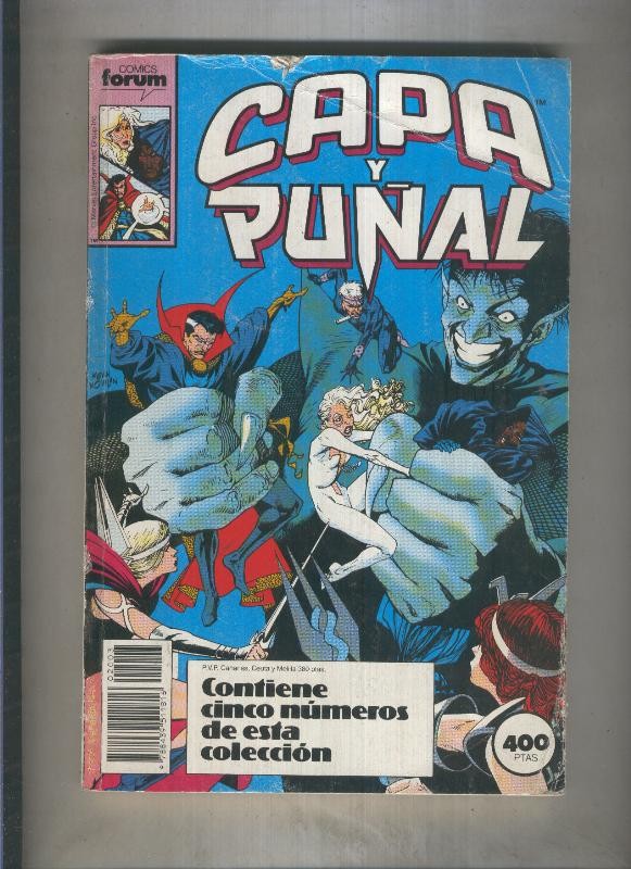 Capa y Puñal retapado numeros 11 al 15 (numerado 1 en trasera)