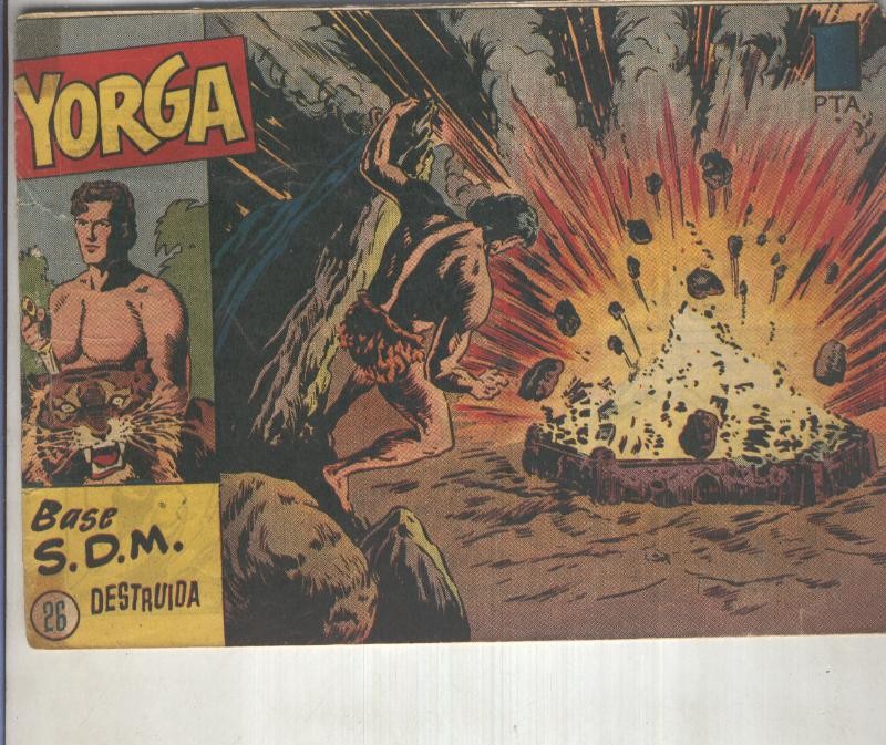 Yorga fakir indio numero 26: Base S.D.M destruida