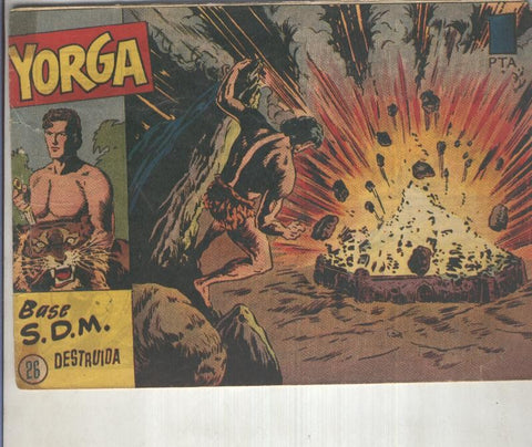 Yorga fakir indio numero 26: Base S.D.M destruida