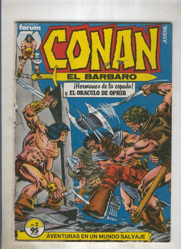Conan el Barbaro primera edicion numero 002 (numerado 5 en trasera)