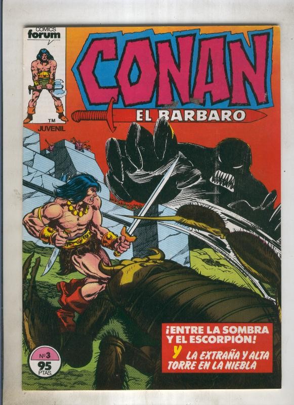 Conan el Barbaro primera edicion numero 003 (numerado 5 en trasera)
