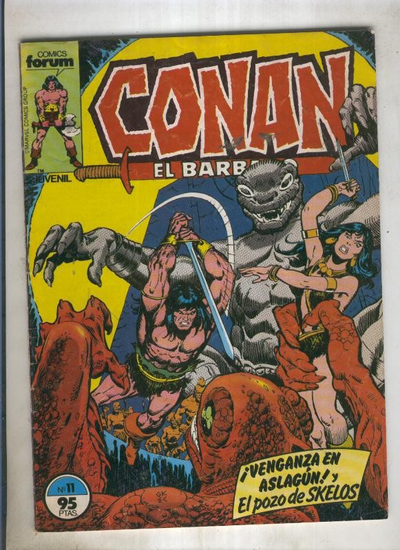 Conan el Barbaro primera edicion numero 011 (numerado 1 en trasera)