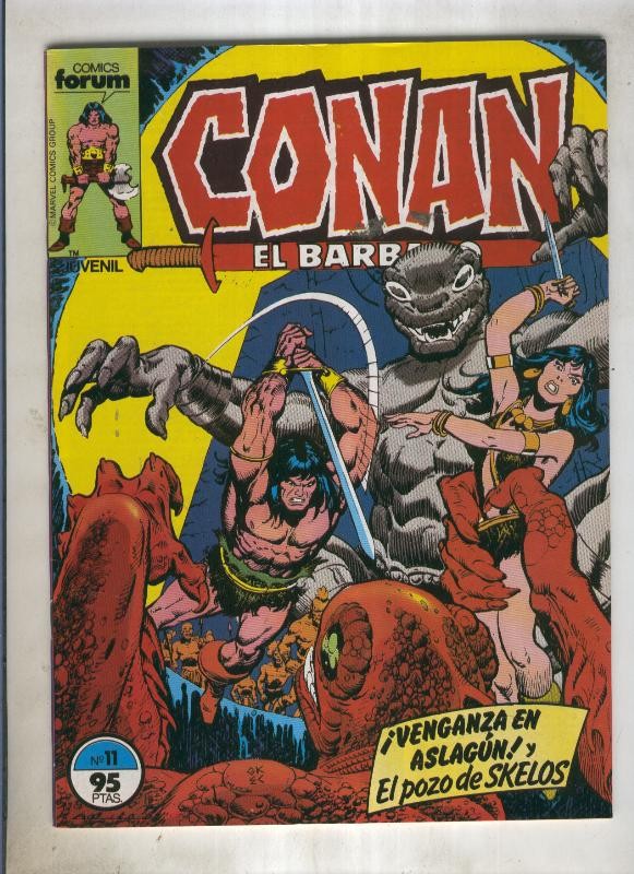 Conan el Barbaro primera edicion numero 011 (numerado 3 en trasera)