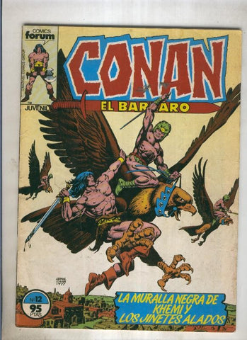 Conan el Barbaro primera edicion numero 012 (numerado 4 en trasera)