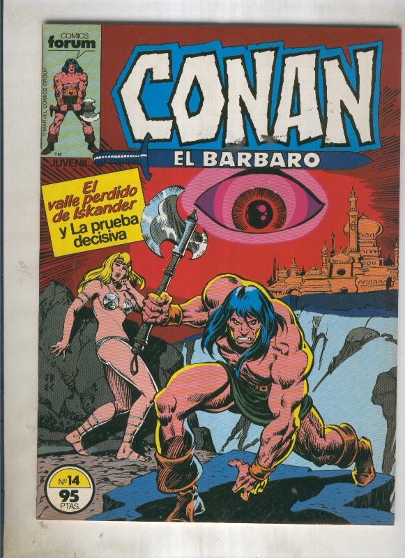 Conan el Barbaro primera edicion numero 014 (numerado 1 en trasera)