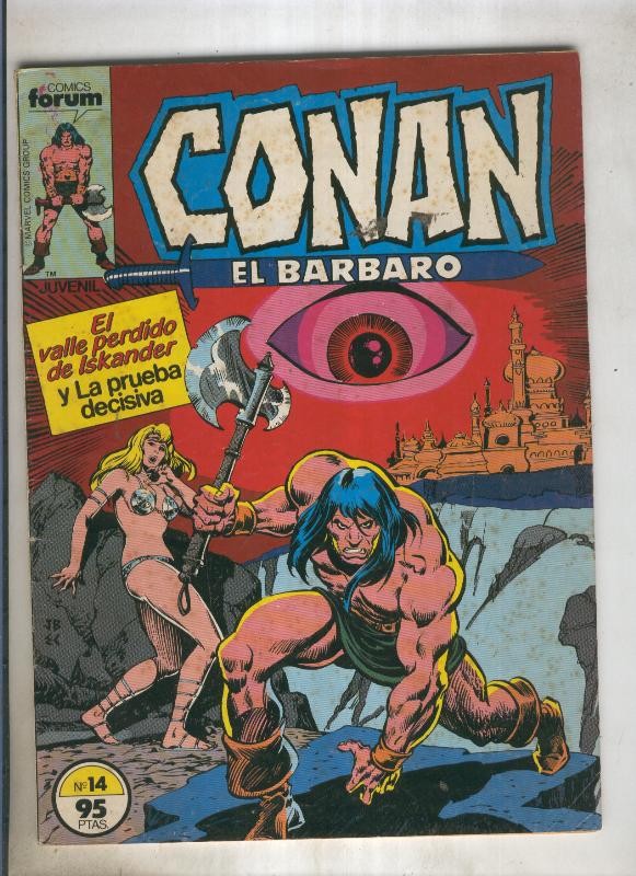Conan el Barbaro primera edicion numero 014 (numerado 4 en trasera)