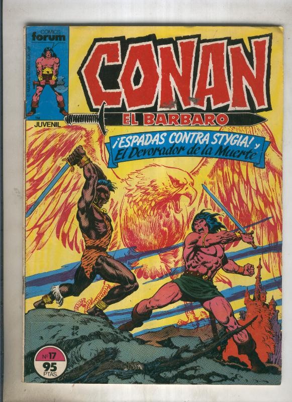 Conan el Barbaro primera edicion numero 017 (numerado 4 en trasera)