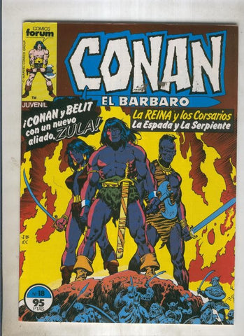 Conan el Barbaro primera edicion numero 018 (numerado 2 en trasera)