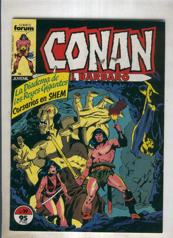 Conan el Barbaro primera edicion numero 019 (numerado 2 en trasera)