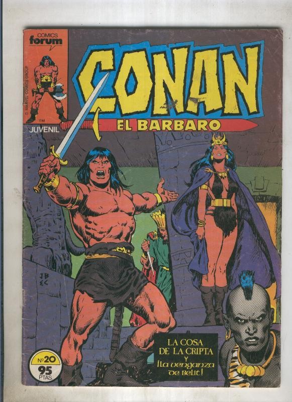 Conan el Barbaro primera edicion numero 020 (numerado 3 en trasera)