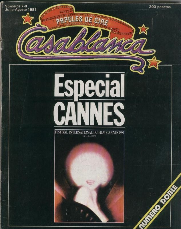 Papeles de cine: Casablanca numero 07/08