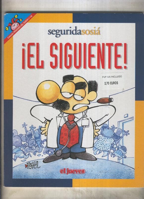 Pendones del Humor numero 142: Seguridasosia (numerado 1 en interior cubierta)