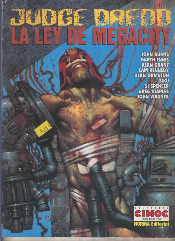 Cimoc Extra Color numero 142: Judge Dredd: La ley de Megacity