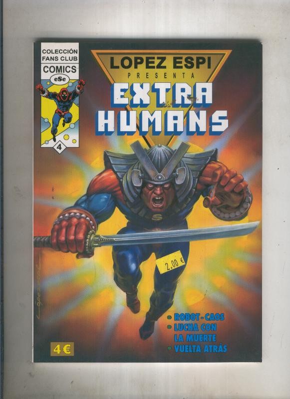 Lopez Espi presenta Extra Humans numero 4