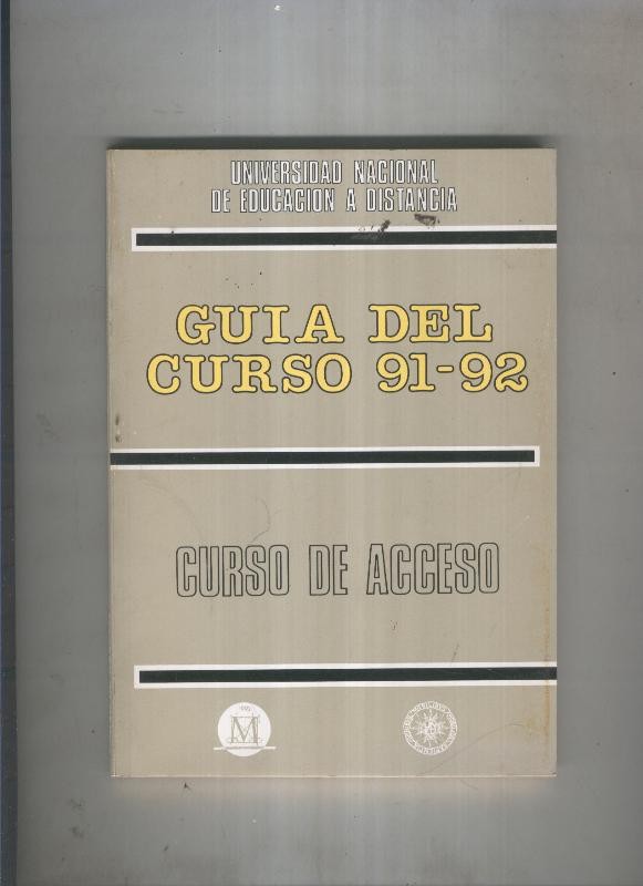 Curso de acceso: Guia del curso 91-91