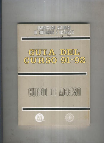Curso de acceso: Guia del curso 91-91