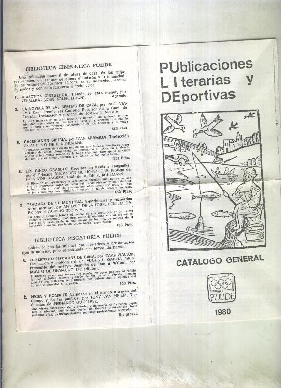 Catalogo General Pulide de publicaciones literarias y deportivas