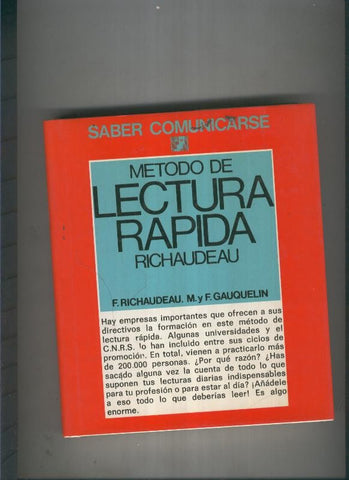 Metodo de lectura rapida Richaudeau