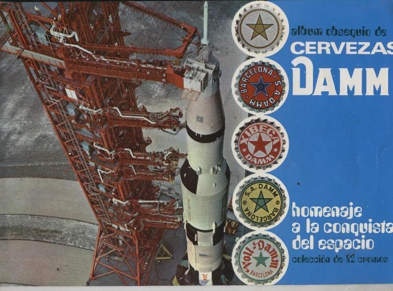Album de Cromos (FALTAN 5 CROMOS): Cervezas Damm: Homenaje a la conquista del espacio