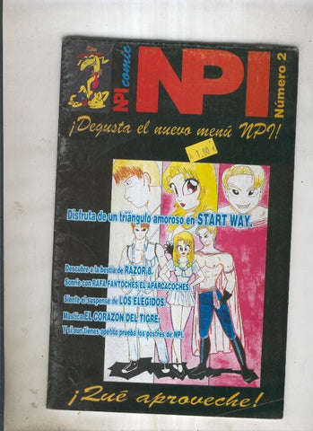 NPI degusta el nuevo menu NPI numero 2 