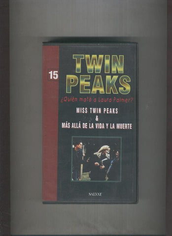 VHS: Twin Peaks: Quien mato a Laura Palmer numero 15: capitulos 29 y 30